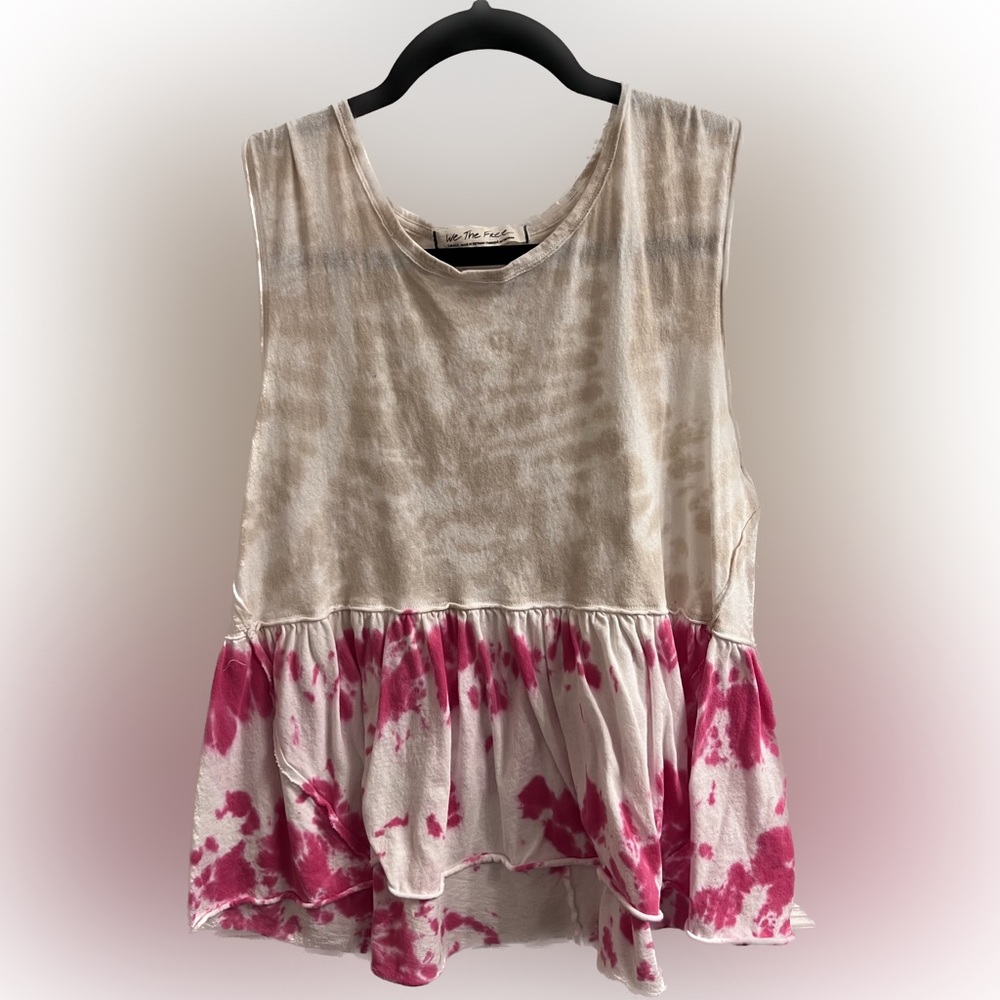 Tie dyed Free People tank